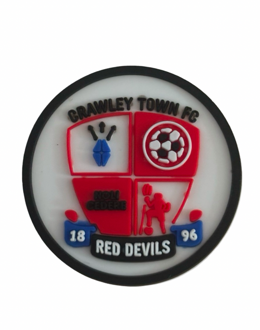 Crawley Town Football Croc Charm