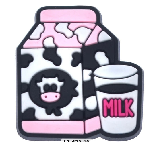 Croc Shoe Charm Milk Cow
