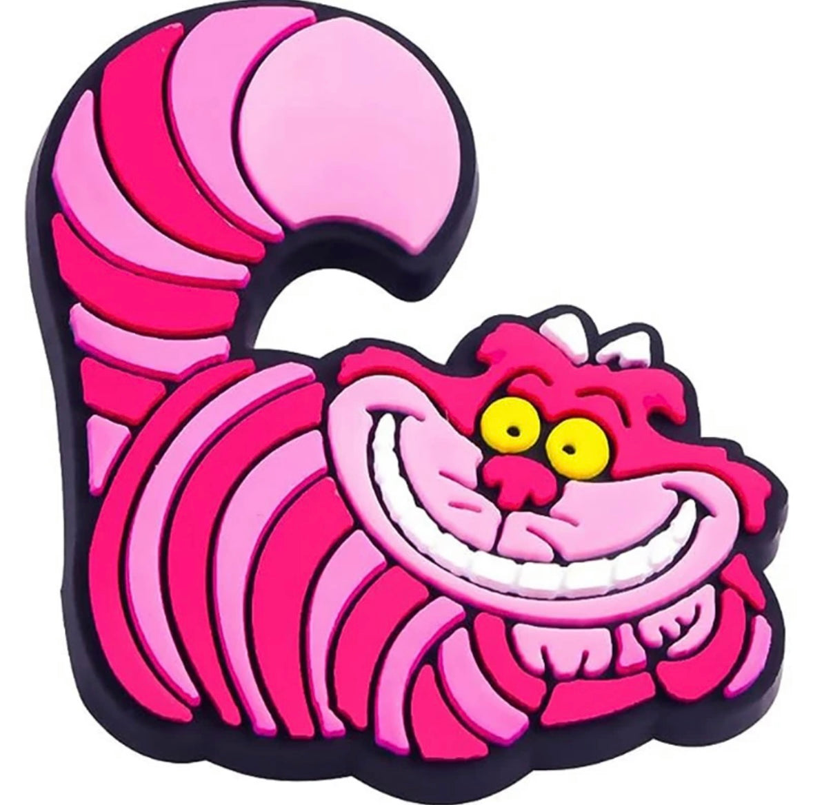 Croc shoe charm Cheshire Cat Alice in Wonderland