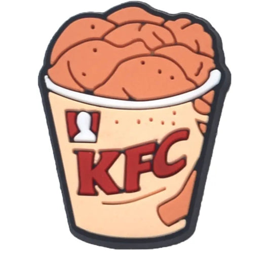 KFC chicken croc charm