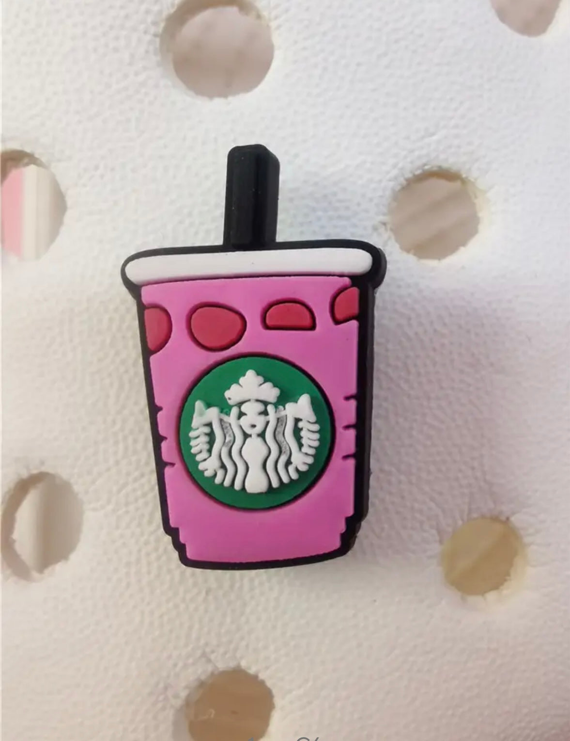 Starbucks Strawberry & Dragonfruit Croc Charm