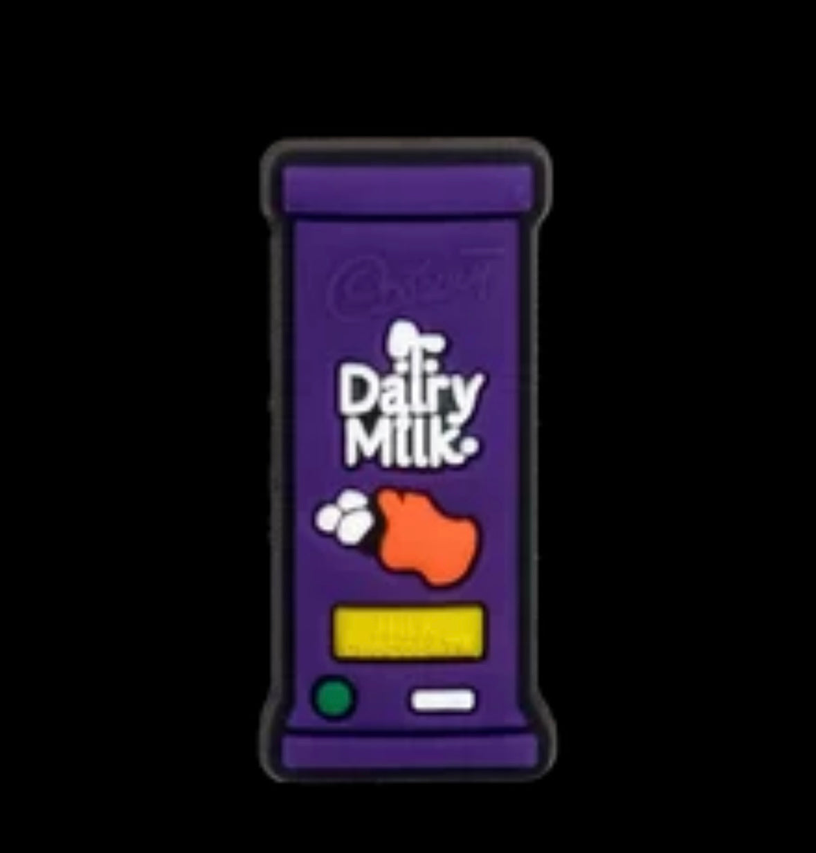 Cadburys Dairy milk chocolate bar croc charm