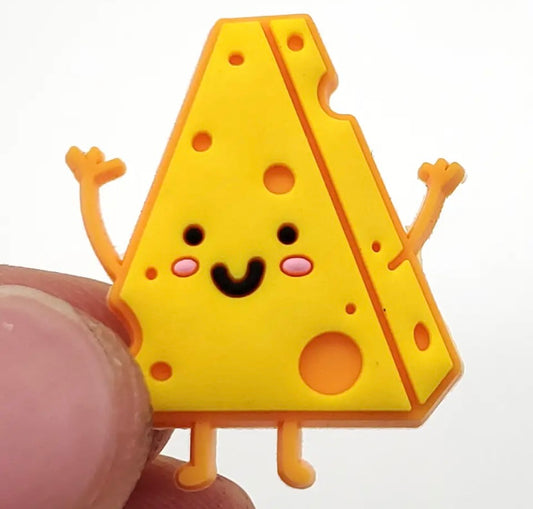 Croc shoe charm cheese