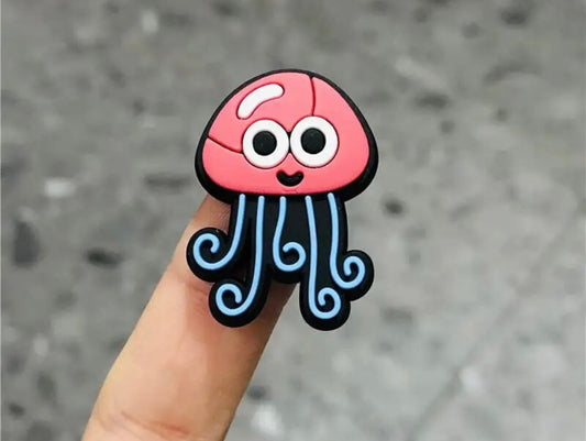 Jellyfish Croc Charm
