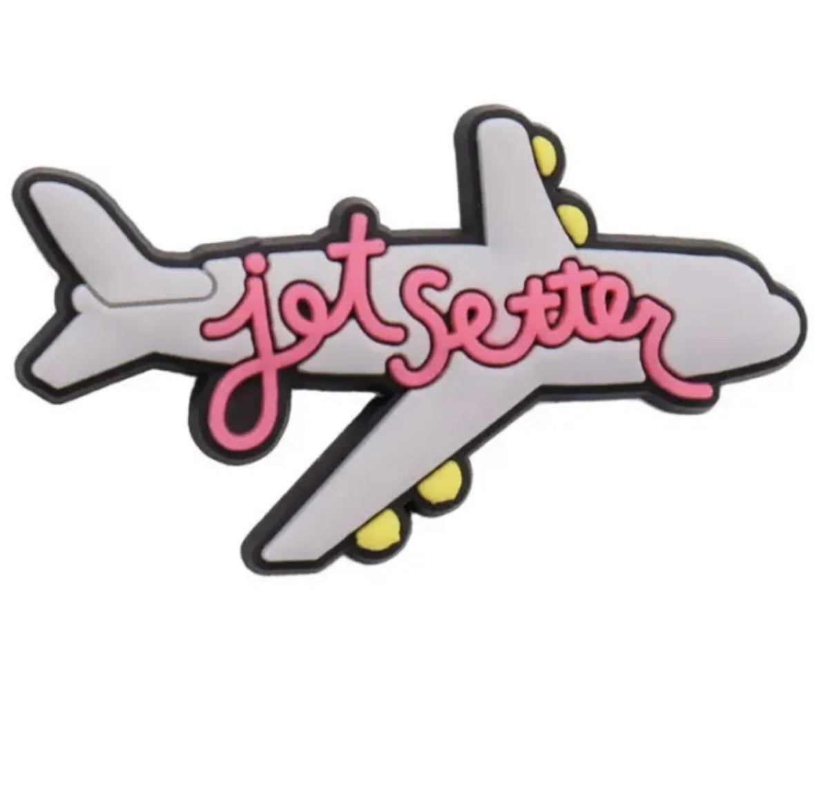 Airplane Croc Charm