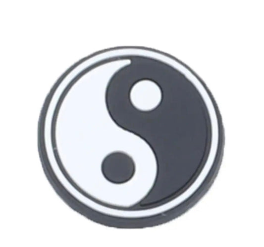 Ying Yang Croc Shoe Charm