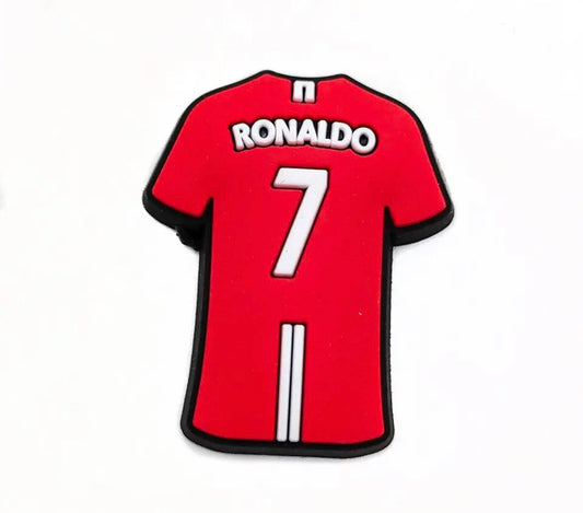 Ronaldo football soccer croc charm