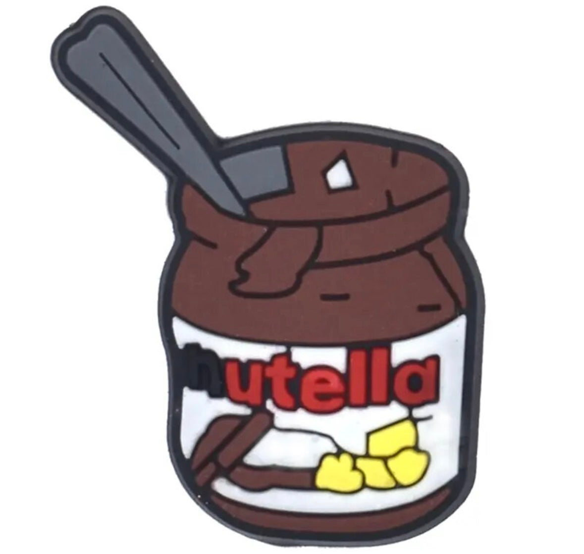Nutella Chocolate croc shoe charm
