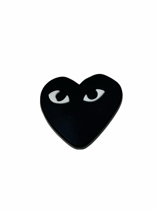 Play Black Heart Croc Charm