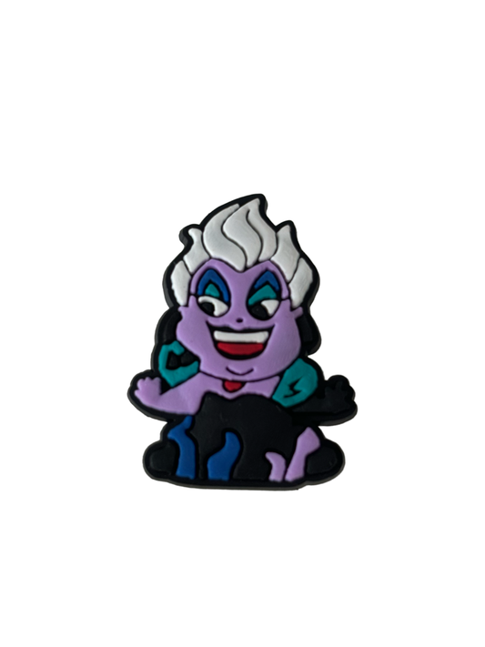 Ursula Little Mermaid Croc Charm