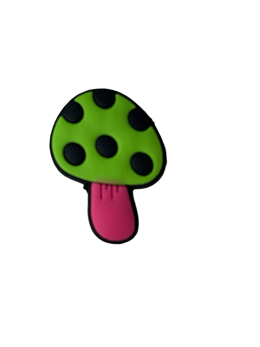 Mushroom Toadstool Croc Charm