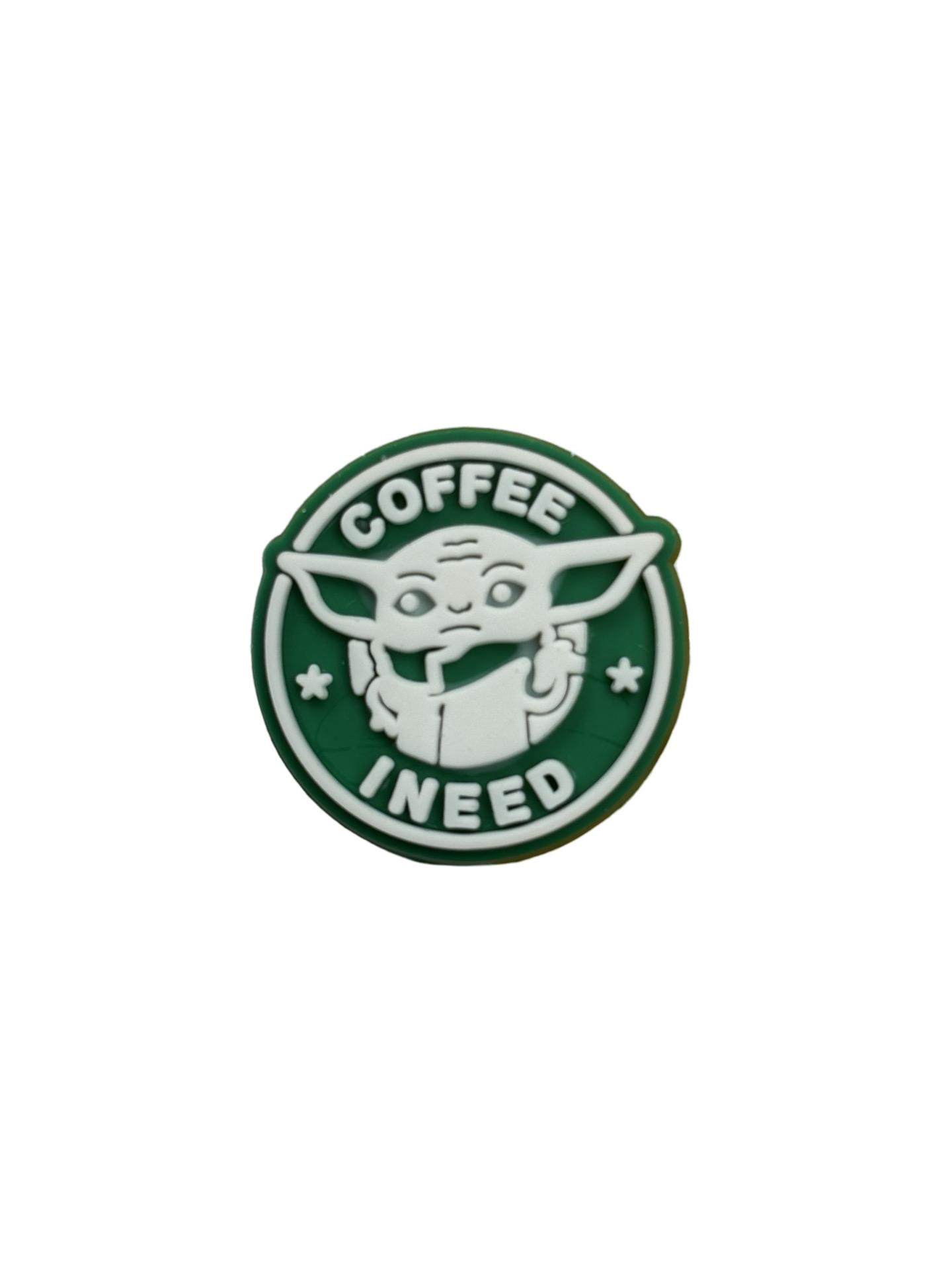 Yoda Coffee Croc Charm