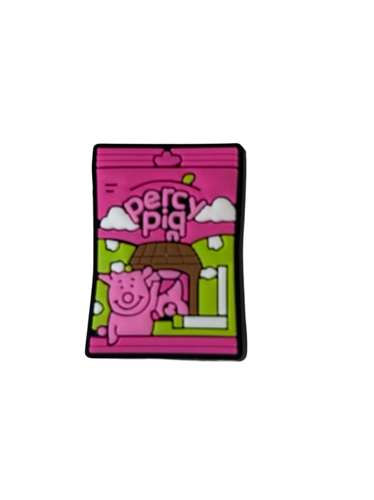 Percy Pig Croc Charm