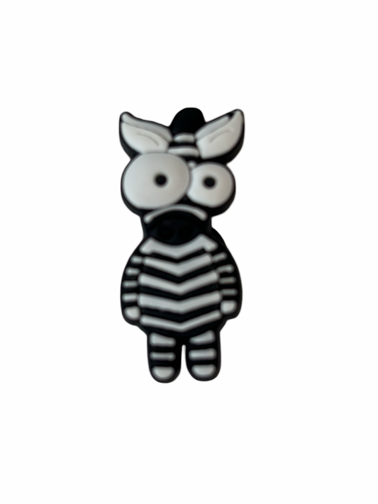 Zebra Croc Charm