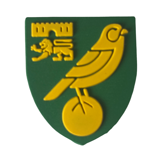 Norwich City Football Croc Charm