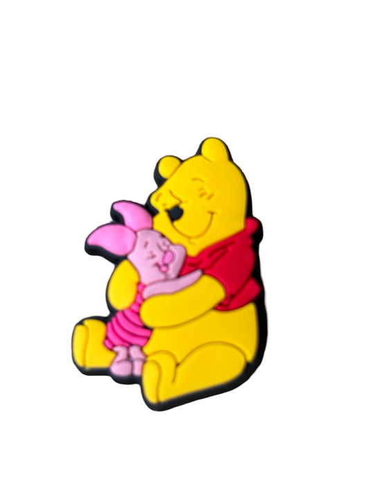 Winnie the Pooh & Piglet Croc Charm