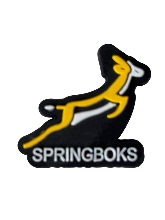 Springbok Rugby Croc Charm