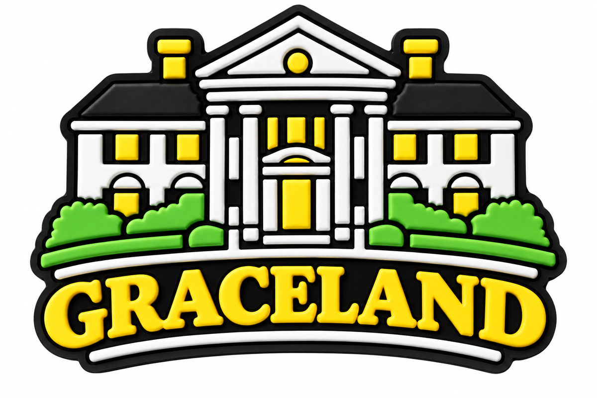 Elvis Graceland Croc Charm