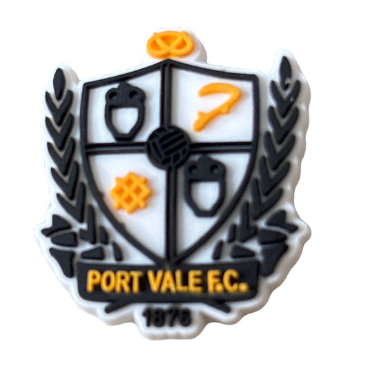 Port Vale Football Croc Charm
