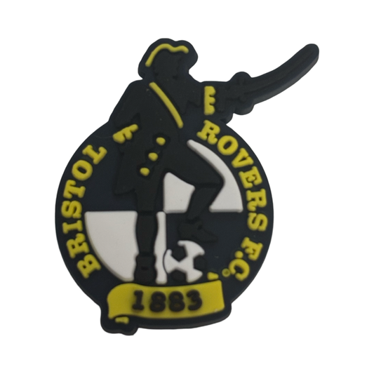 Bristol Rovers Football Croc Charm