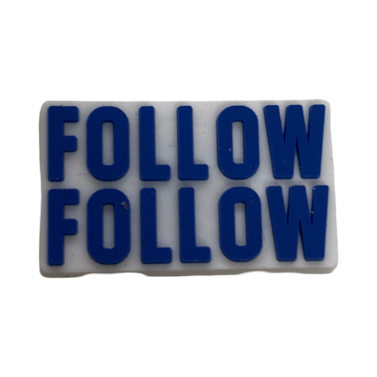 Rangers Football Follow Follow Croc Charm