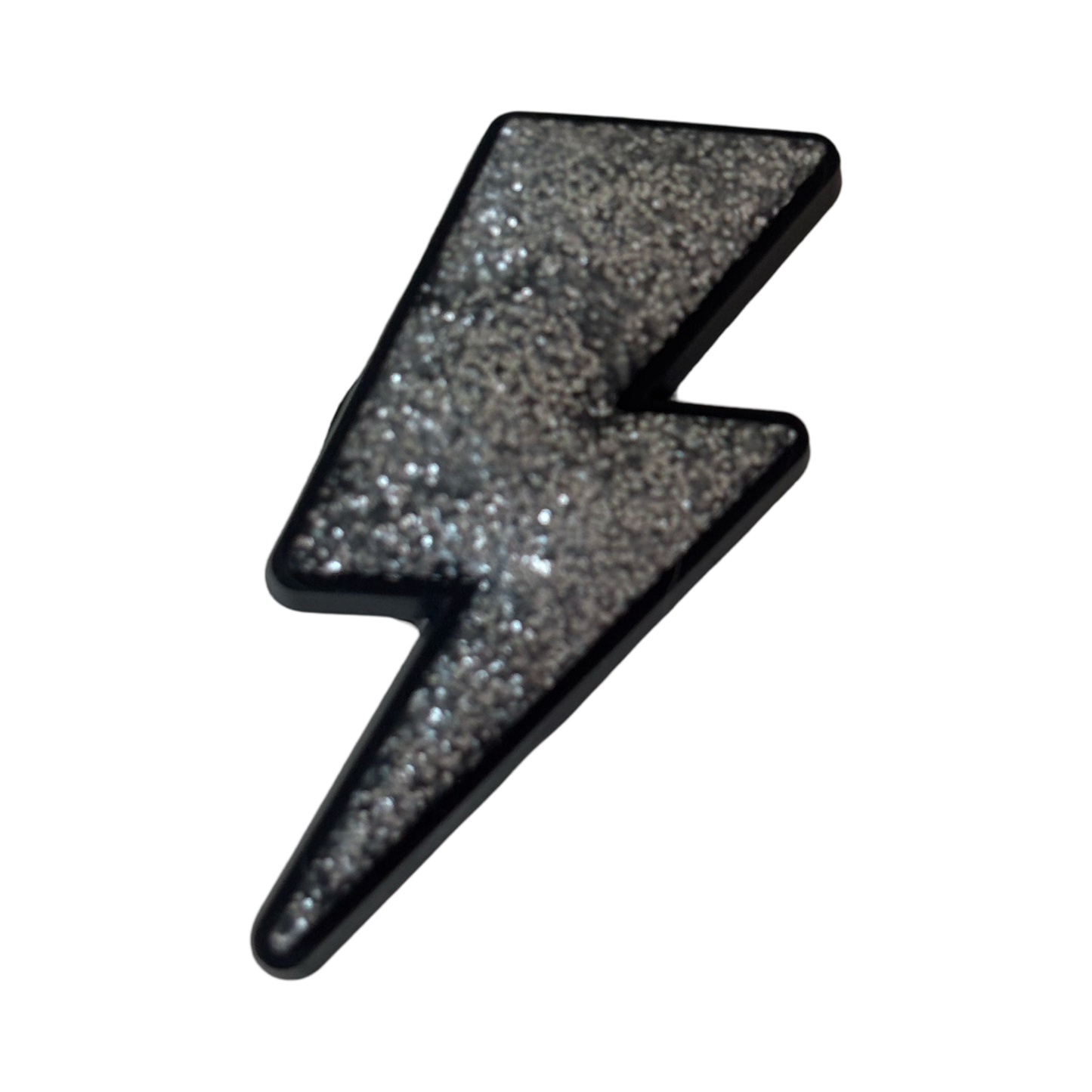 Glitter Lighting Bolt Croc Charm