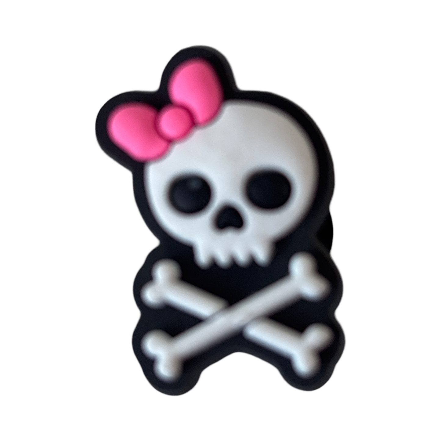 Skull Girl Croc Charm Bones