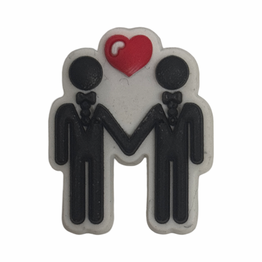 Gay Love Croc Charm