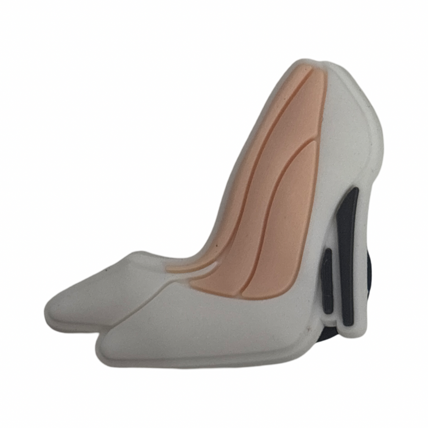 White stilettos Shoes Croc Charm