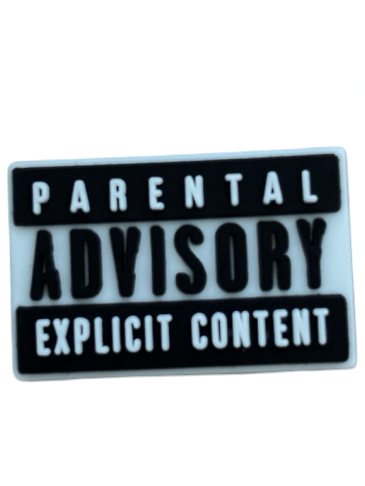 Parental Advisory Croc Charm