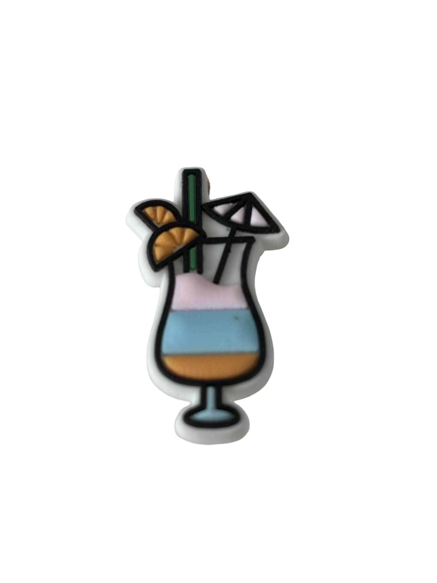 Holiday Cocktail Croc Charm