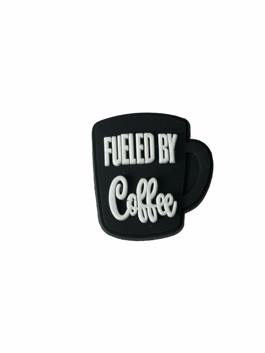 Fuelled by Coffee Croc Charm
