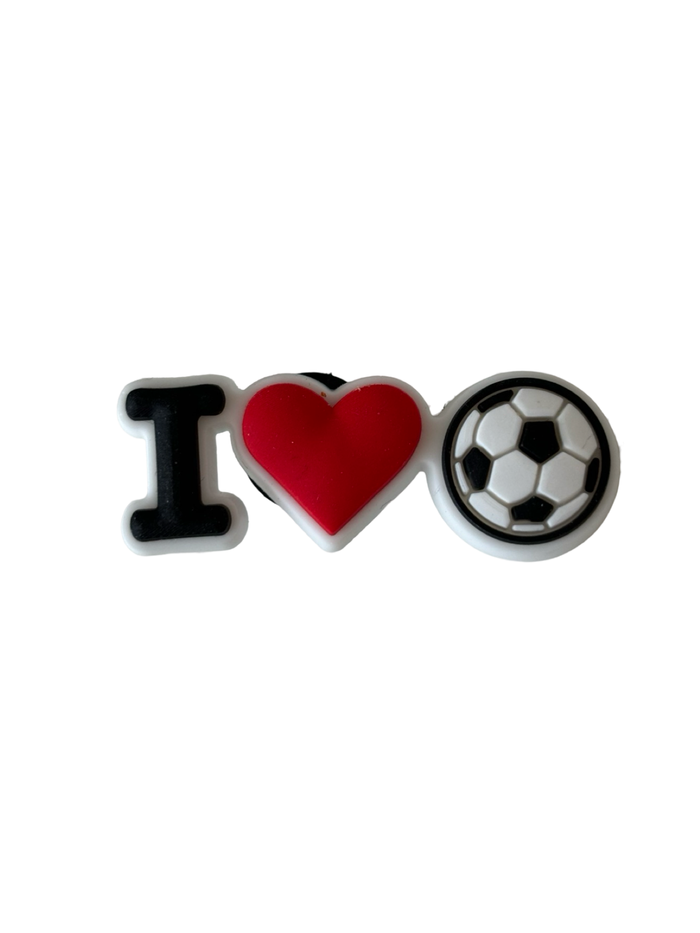 I Love Football Croc Charm