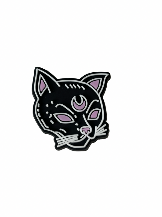 Witches Cat Croc Charm
