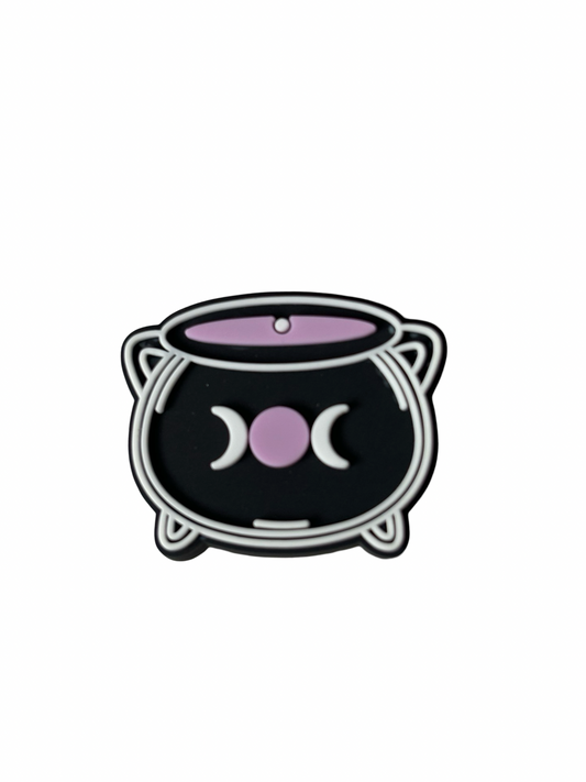 Witches Cauldron Croc Charm