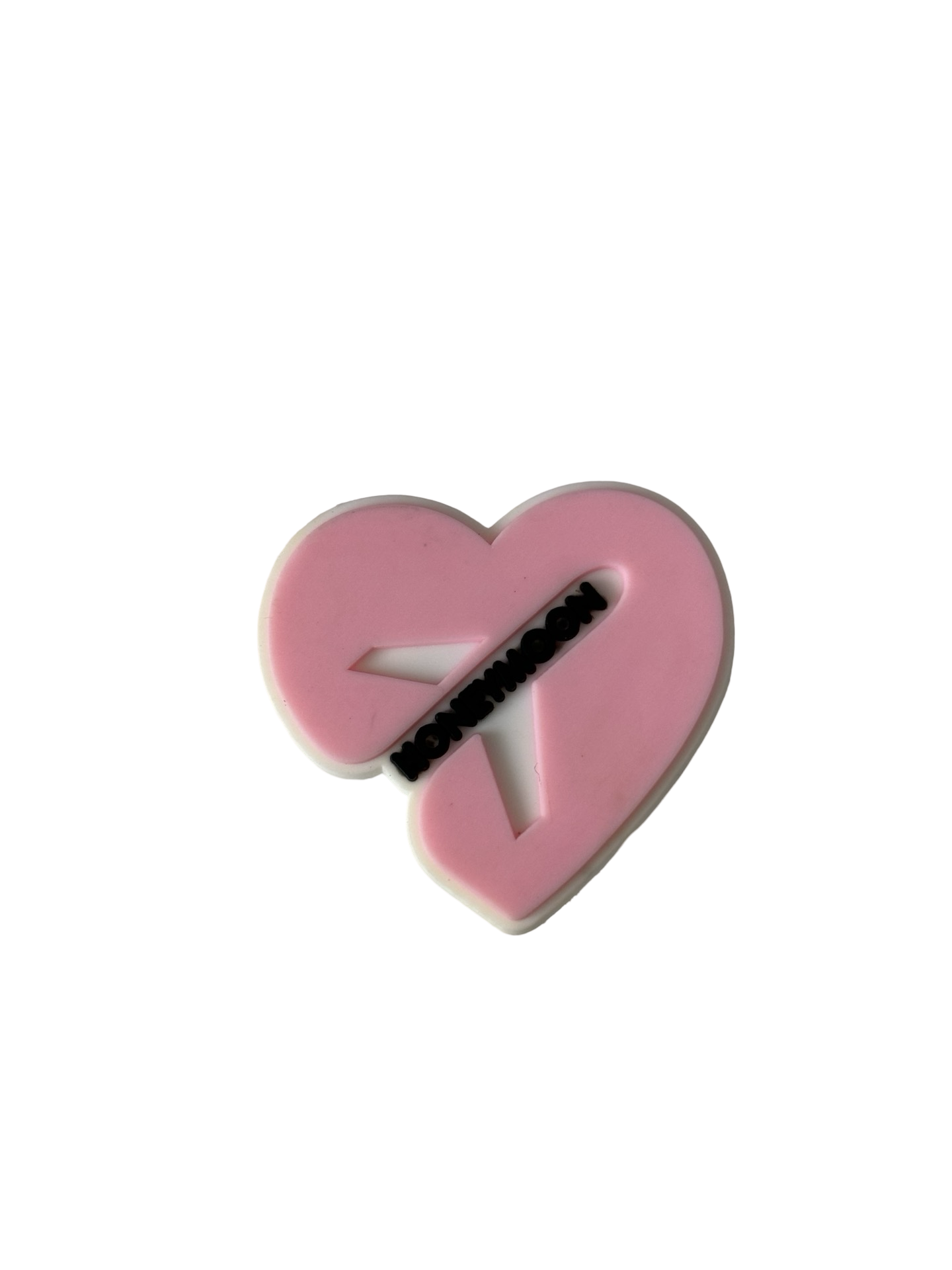 Honeymoon Airplane Heart Croc Charm