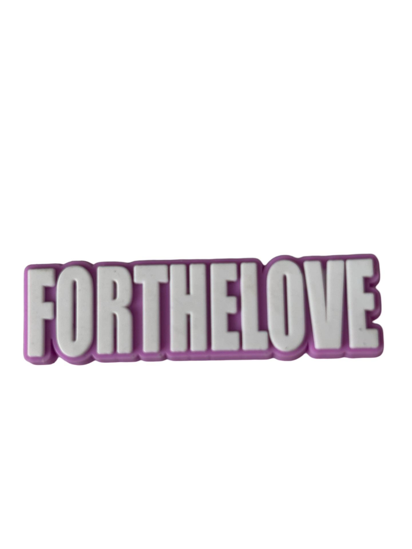 For the Love Croc Charm