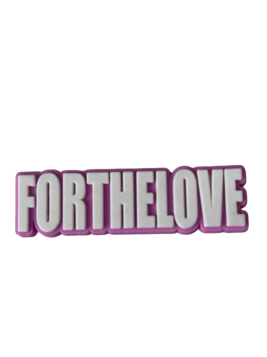For the Love Croc Charm