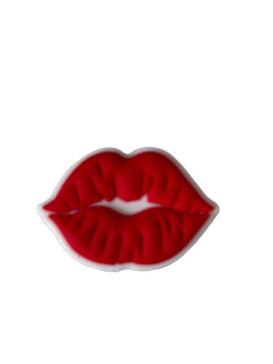 Lips Kiss Croc Charm