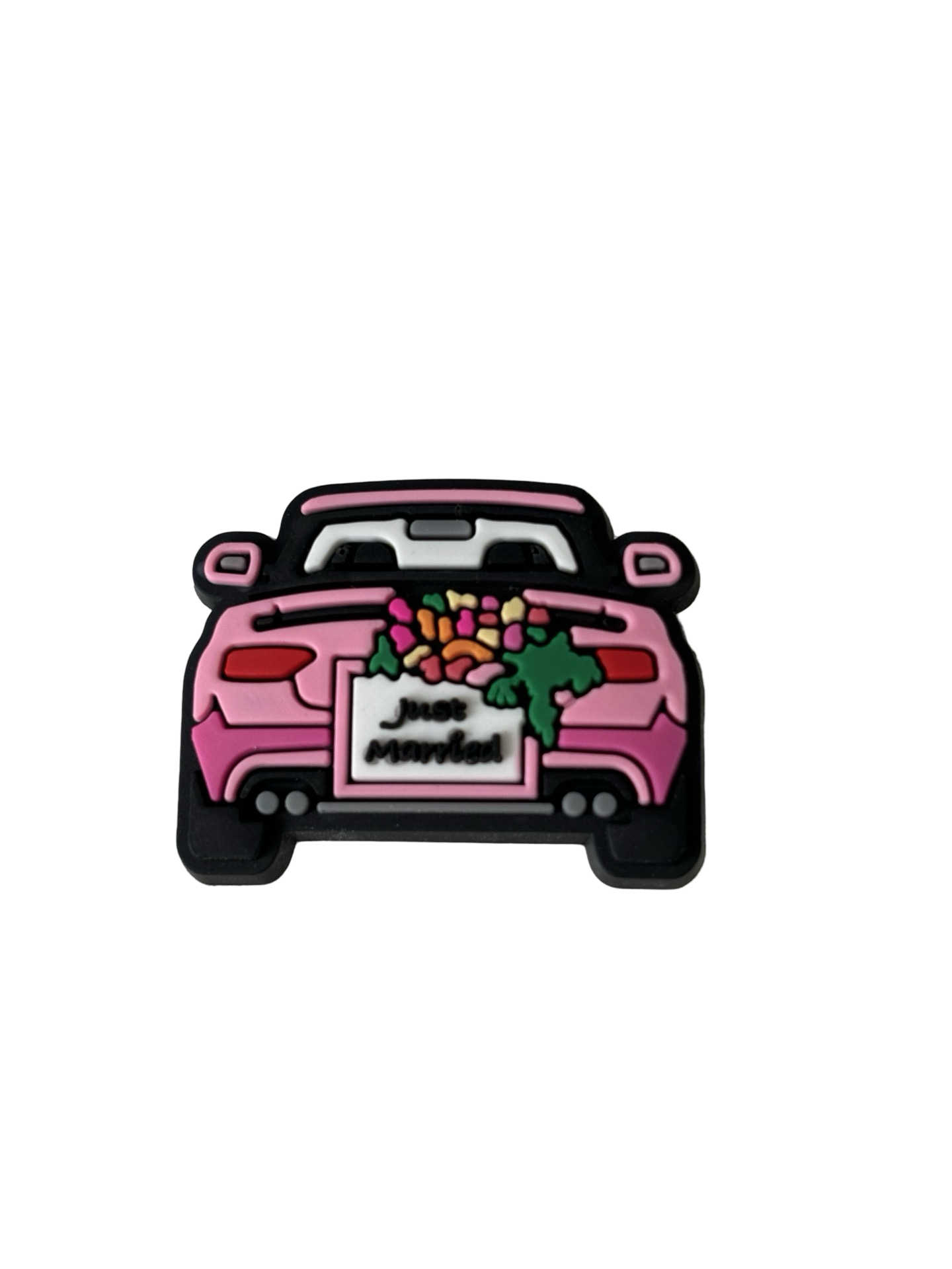 Just Married honeymoon Croc Charm