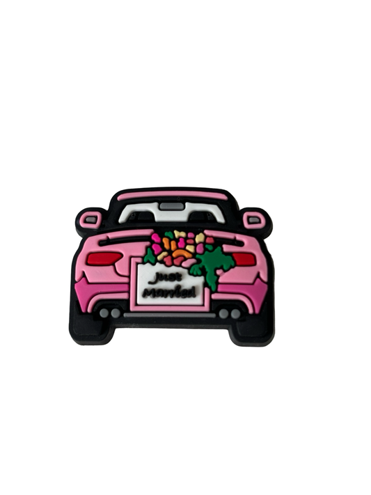 Just Married honeymoon Croc Charm