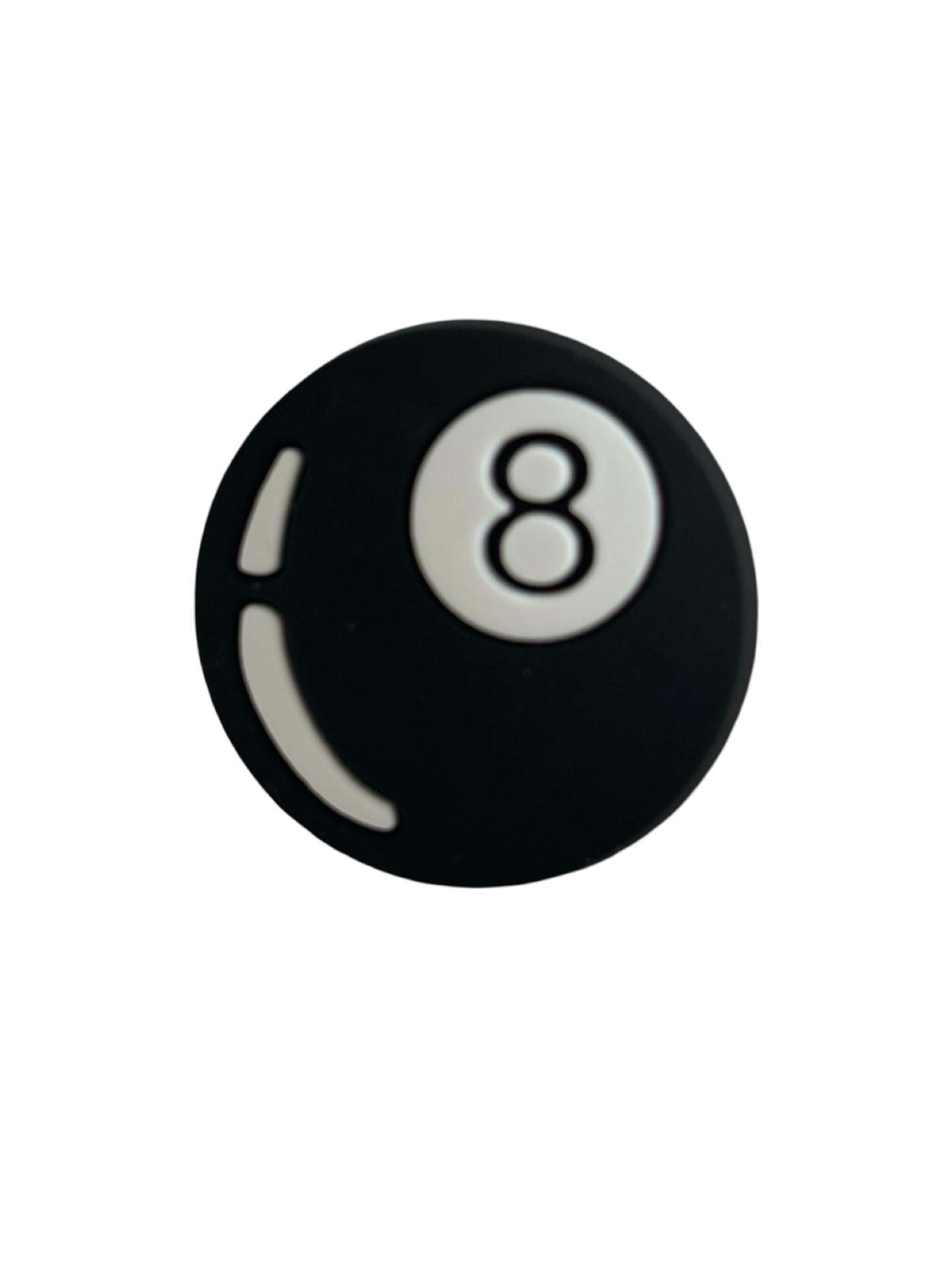 Snooker Ball 8 Black Croc Charm