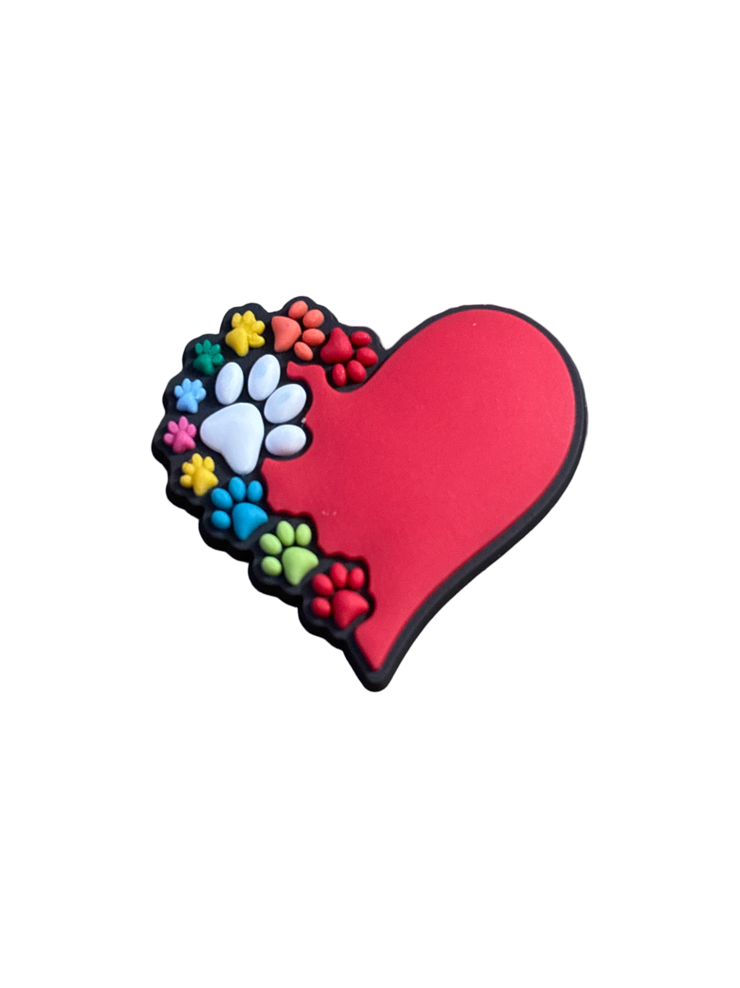 Heart with Dog Pet Paw
