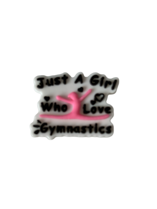 Gymnastics Croc Charm