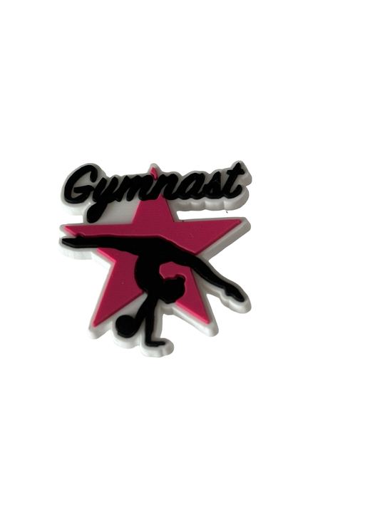 Gymnast Croc Charm