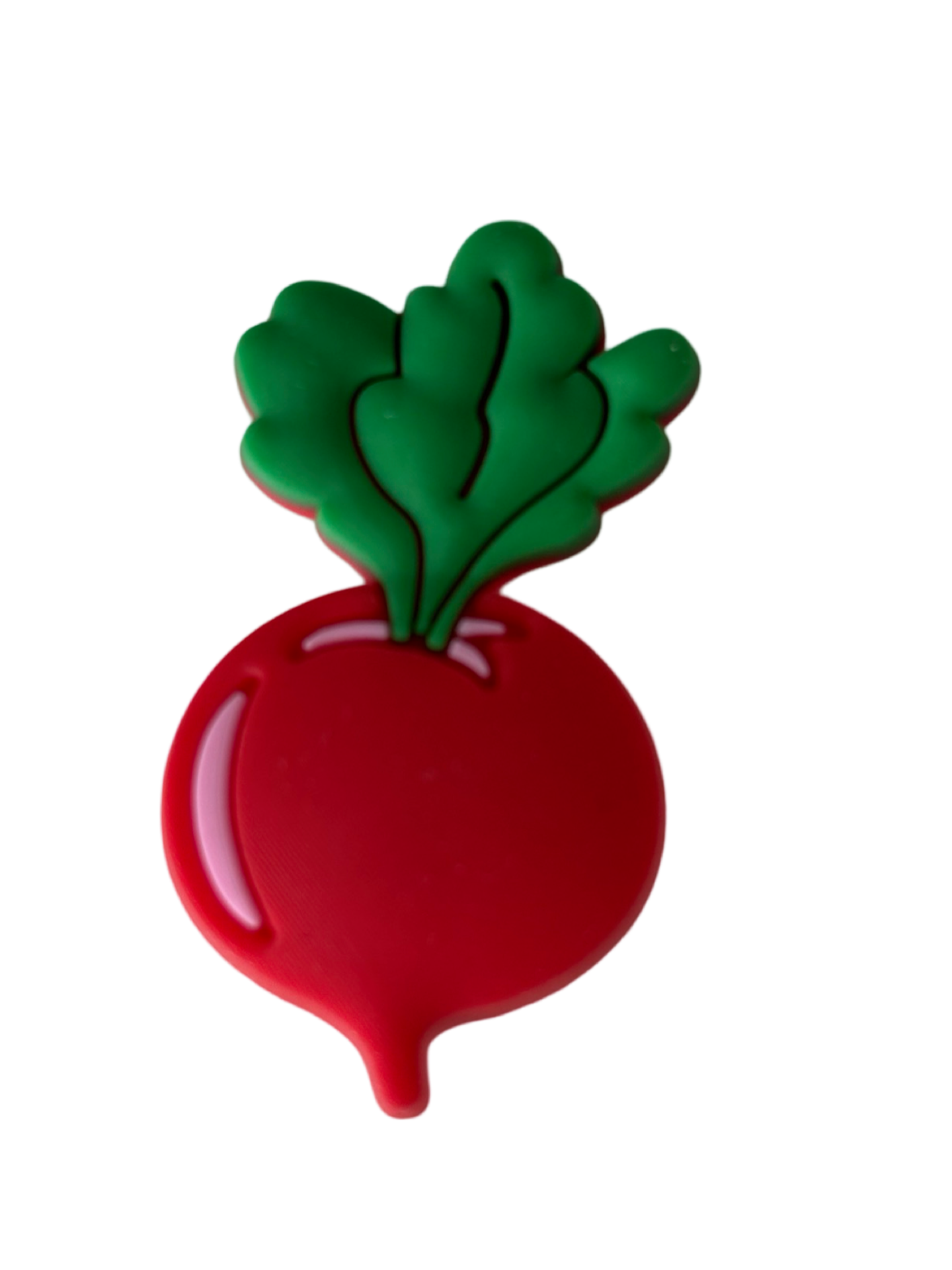 Radish Croc Charm