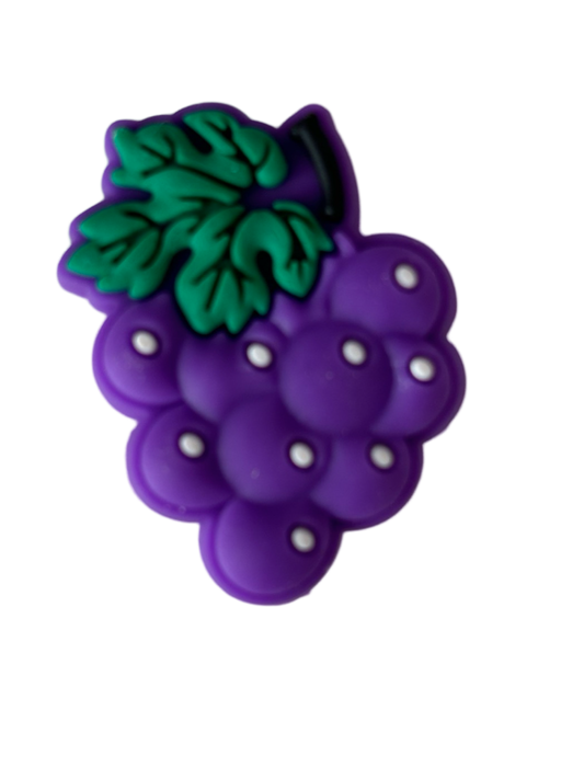 Grapes Croc Charm