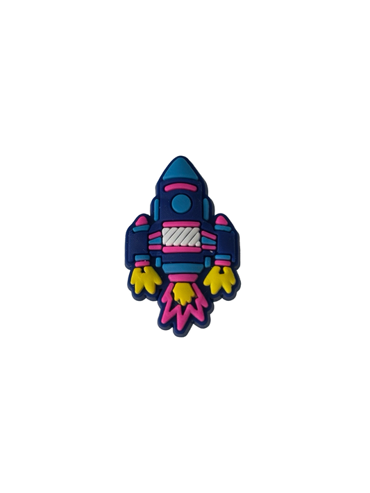 Rocket Croc Charm