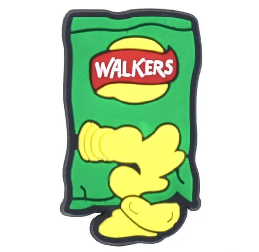 Walkers Crisps croc shoe charm