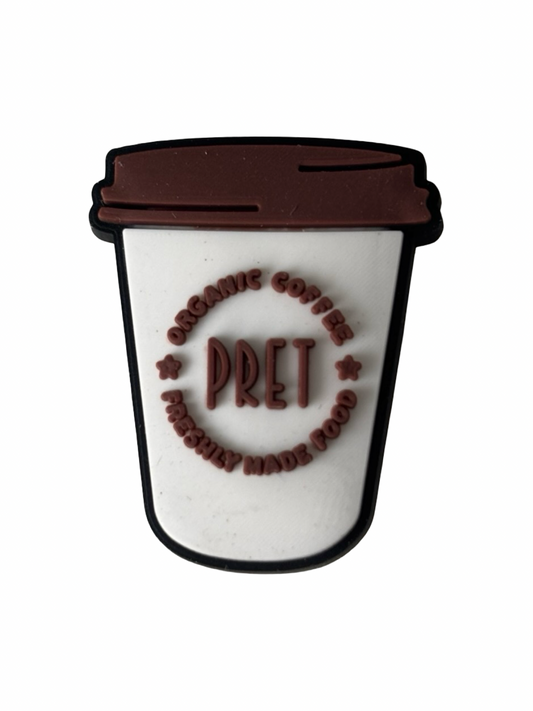 Pret Coffee Croc Charm